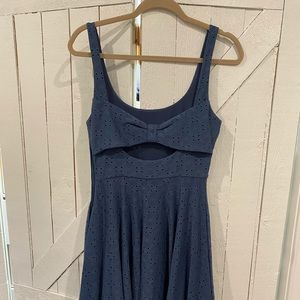 Peak-a-boo back dress by Hutch for anthropologie